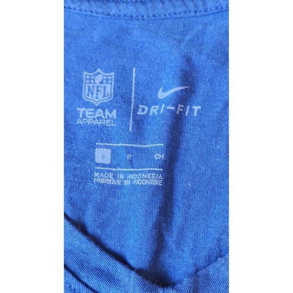 Nike Indianapolis Colts Dri-Fit T-Shirt Womens Size S Blue Team Apparel NFL - Picture 5 of 8